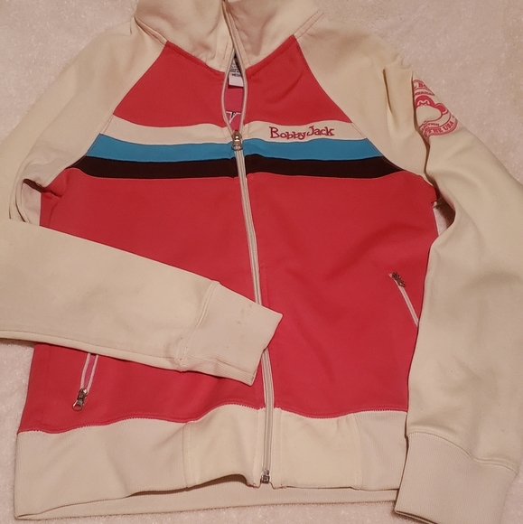 Bobby Jack Zip Up Jacket Size Medium - Picture 3 of 6